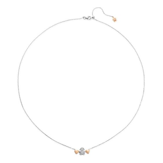 Collana Le Bebé Donna Girocuore in Oro bianco Diamante 0.07 Ct LBB133 - LBB133